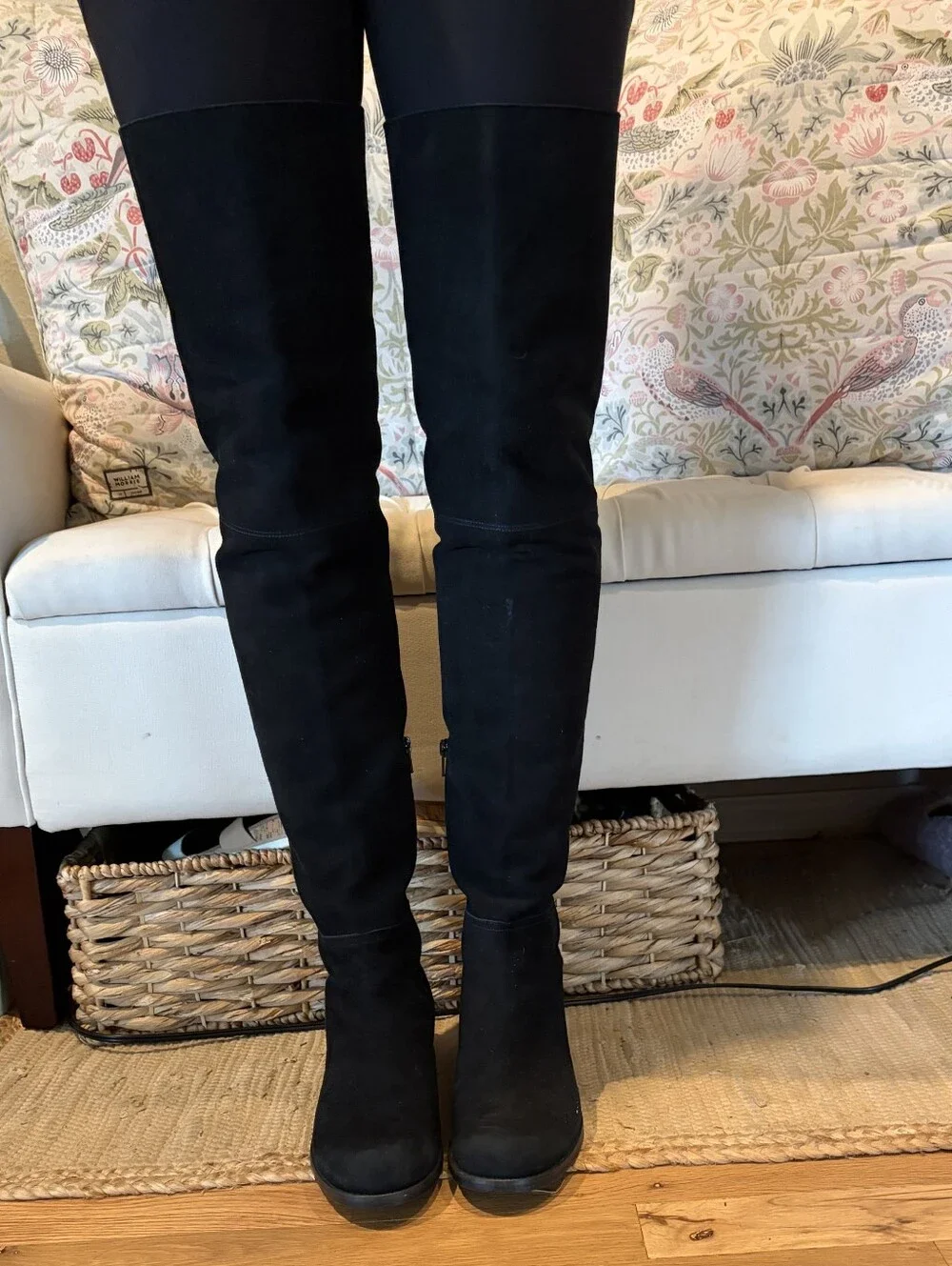 Stuart Weitzman Hilo over-the-knee suede boot size 8M